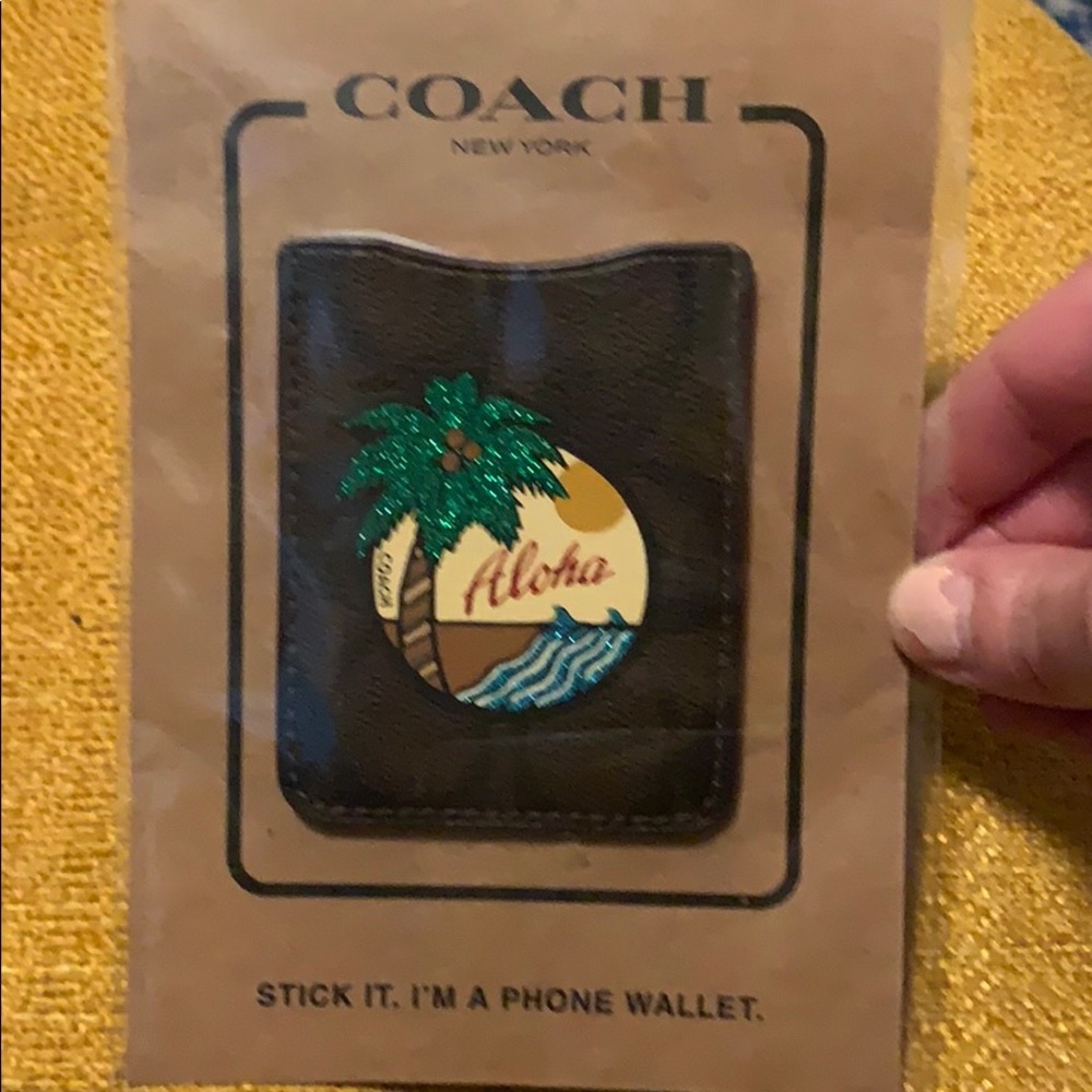 Coach sticker wallet